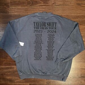 Taylor Swift Eras Tour Blue Crewneck